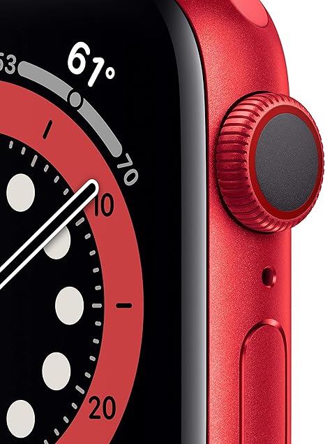 Apple Watch Series 6 (GPS + LTE) 40mm (PRODUCT)RED Aluminum Case & Red Sport Band (Renewed)