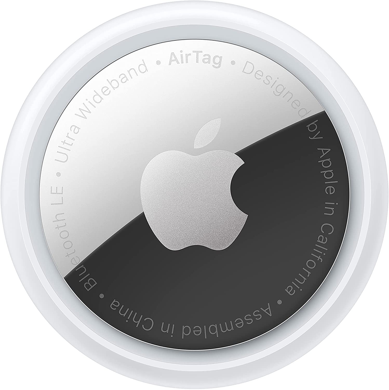 Apple AirTag Tracker 1-Pack, MX532AM/A - White (Renewed)