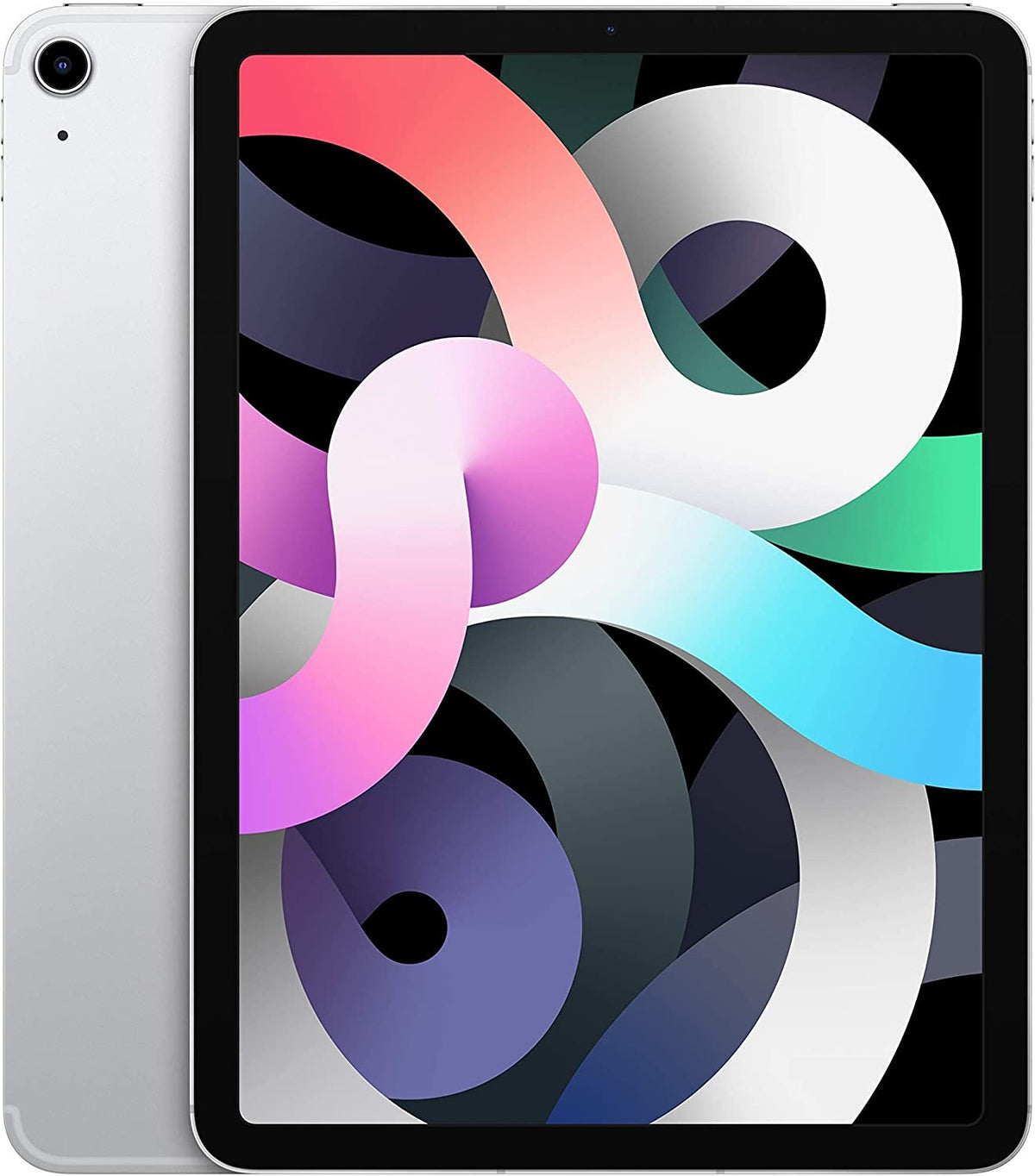 Apple iPad Air 4th Gen (2020) 10.9in 64GB Wifi + Cellular (Unlocked) - Silver (Renewed)