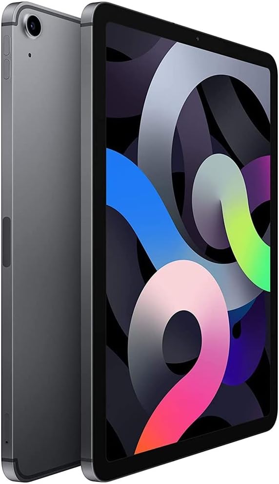 Apple iPad Air 4th Gen, 10.9-inch, 64GB, WIFI + Unlocked All Carriers Space Gray (Certified Refurbished)