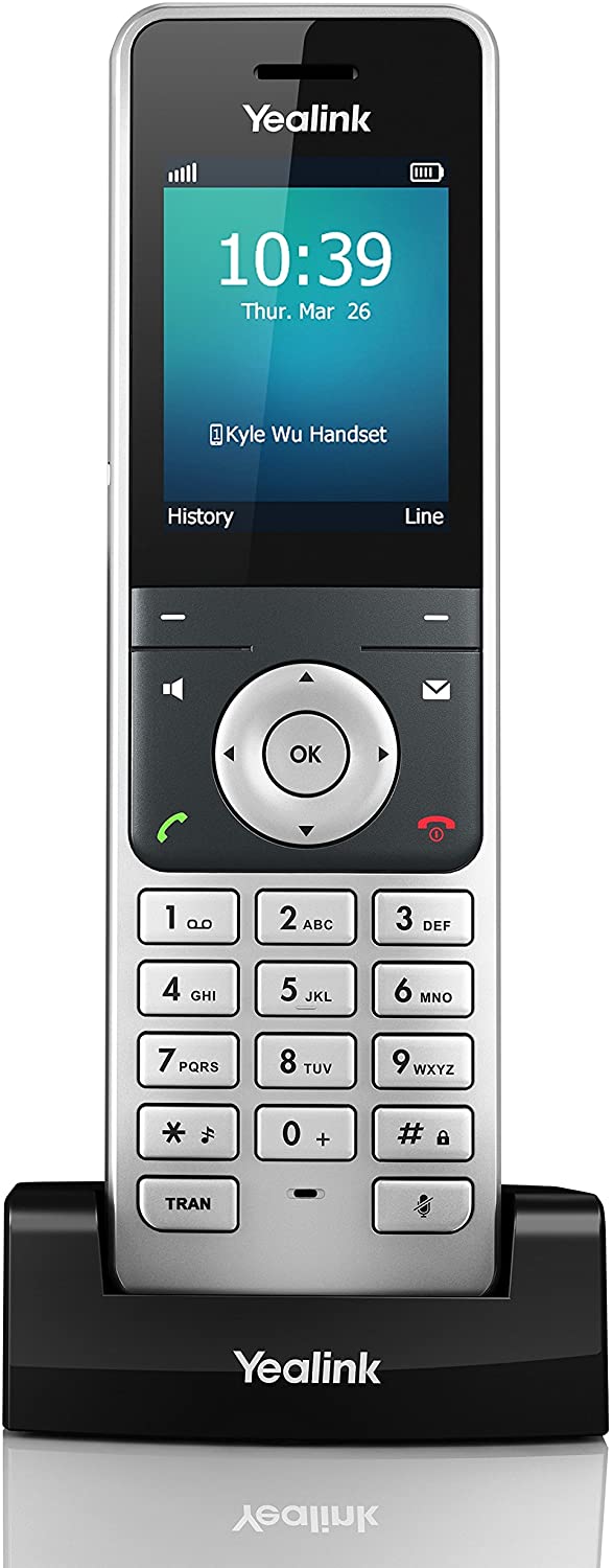 Yealink YEA-W56H HD DECT Expansion Handset for Cordless VoIP Phone and Device (Pre-Owned)