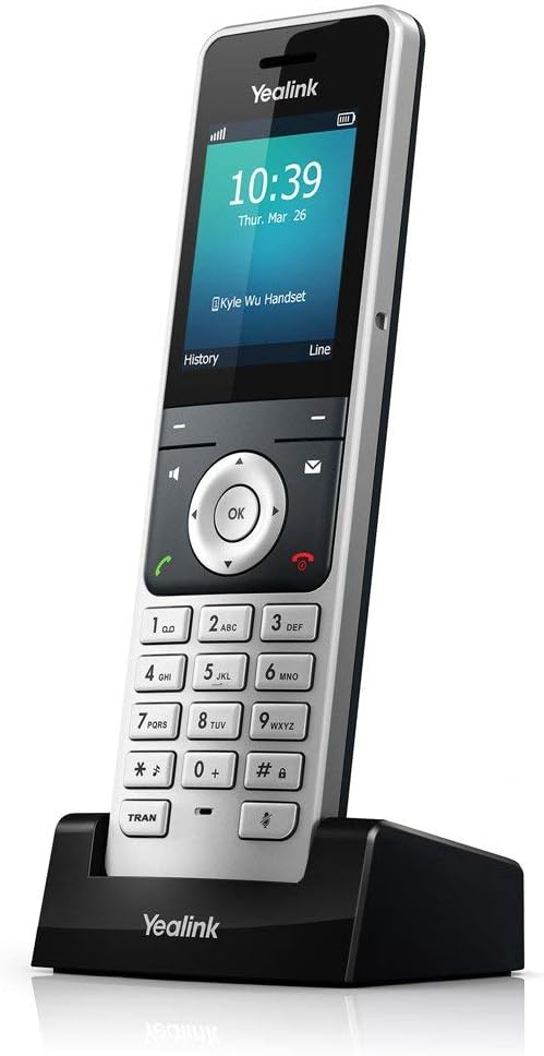 Yealink YEA-W56H HD DECT Expansion Handset for Cordless VoIP Phone and Device (Pre-Owned)