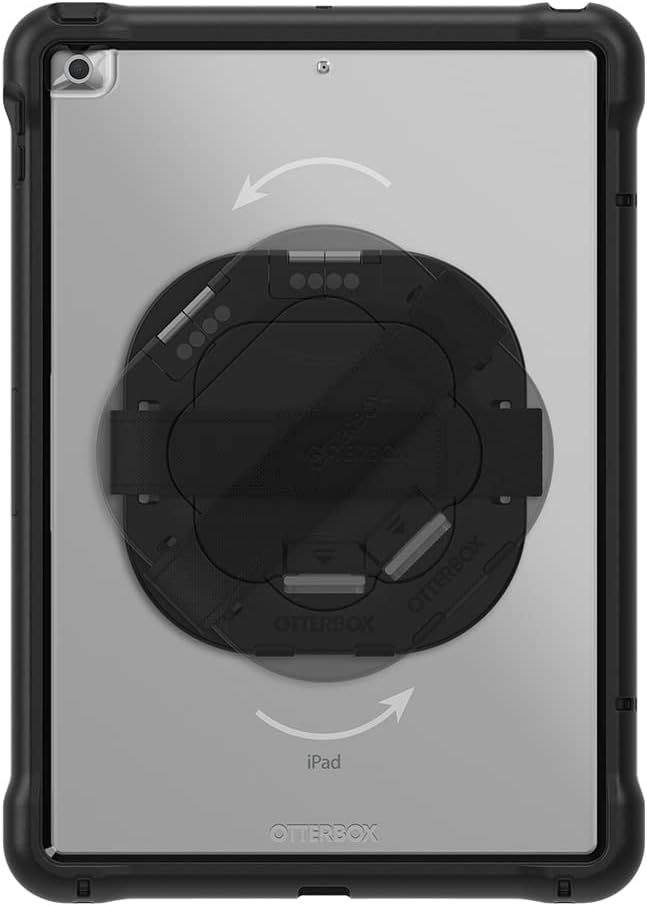 OtterBox UNLIMITED SERIES Case for iPad (7th & 8th Gen) w/ kickstand - Black Crystal (Certified Refurbished)