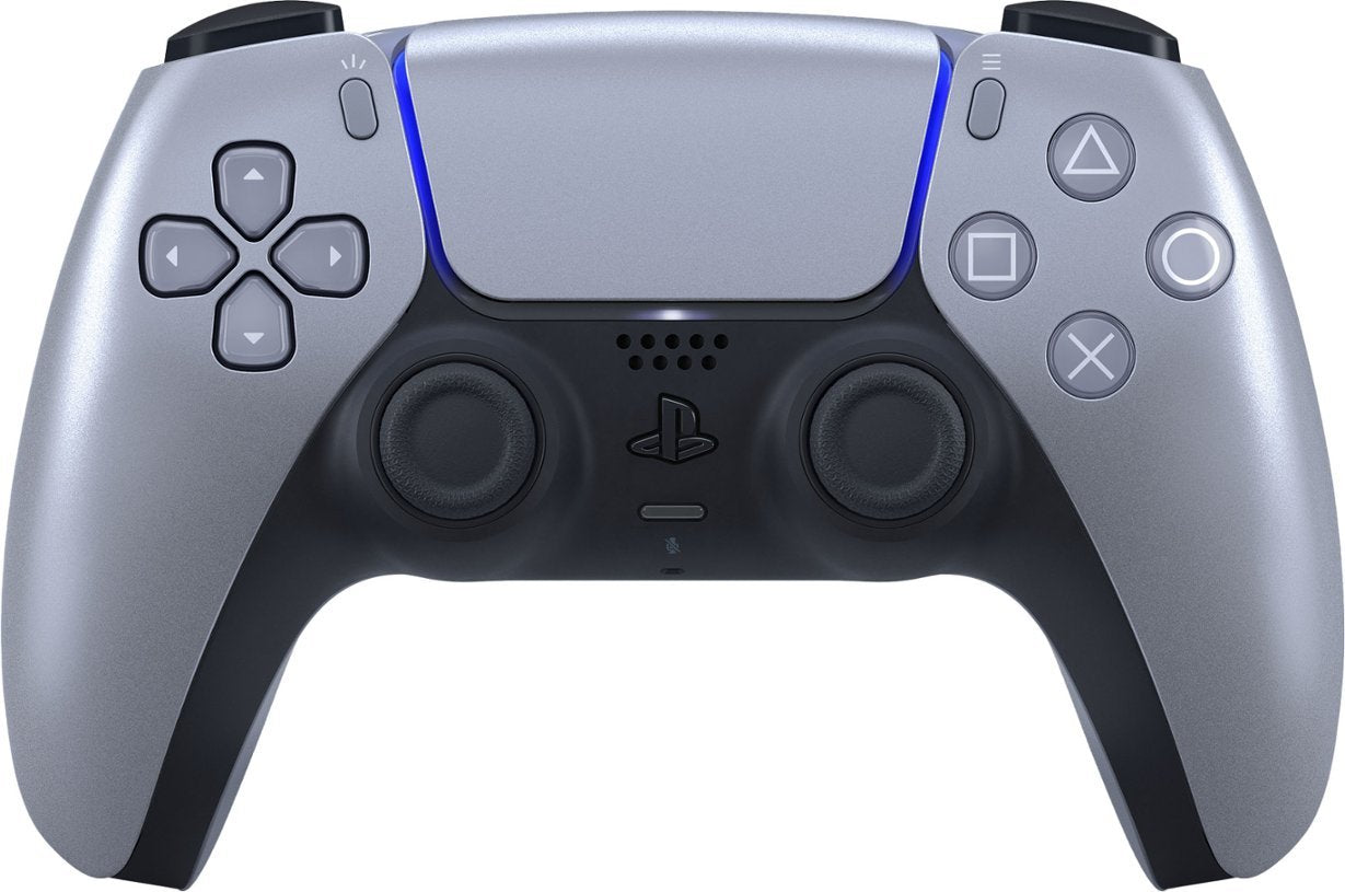 Sony Playstation 5 DualSense Wireless Controller - Sterling Silver (Certified Refurbished)