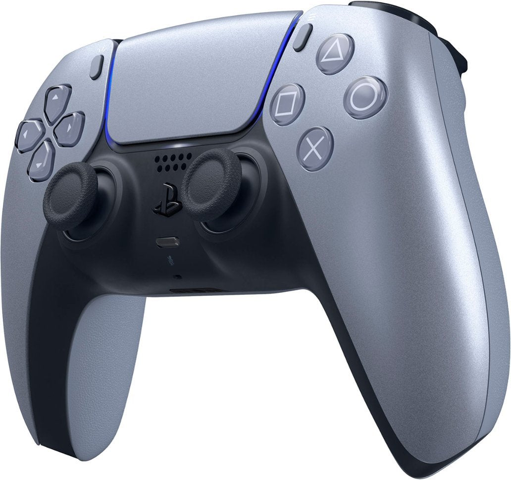 Sony Playstation 5 DualSense Wireless Controller - Sterling Silver (Certified Refurbished)