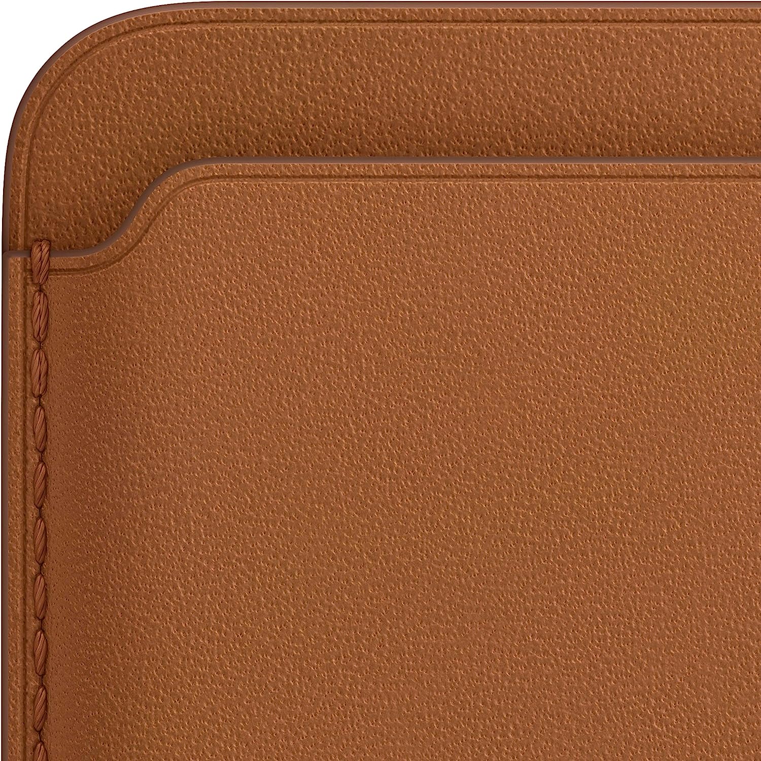 Apple iPhone Leather Wallet with MagSafe (2021) - Saddle Brown (Refurbished)