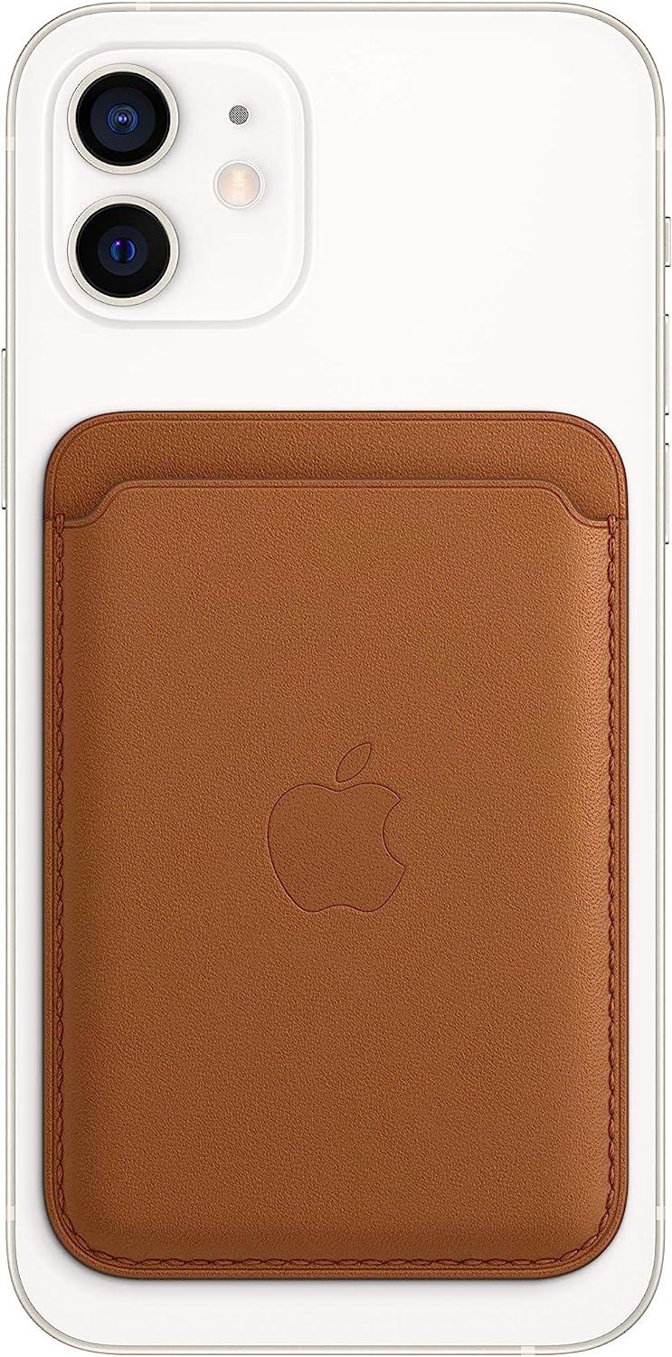 Apple iPhone Leather Wallet with MagSafe (2021) - Saddle Brown (Pre-Owned)