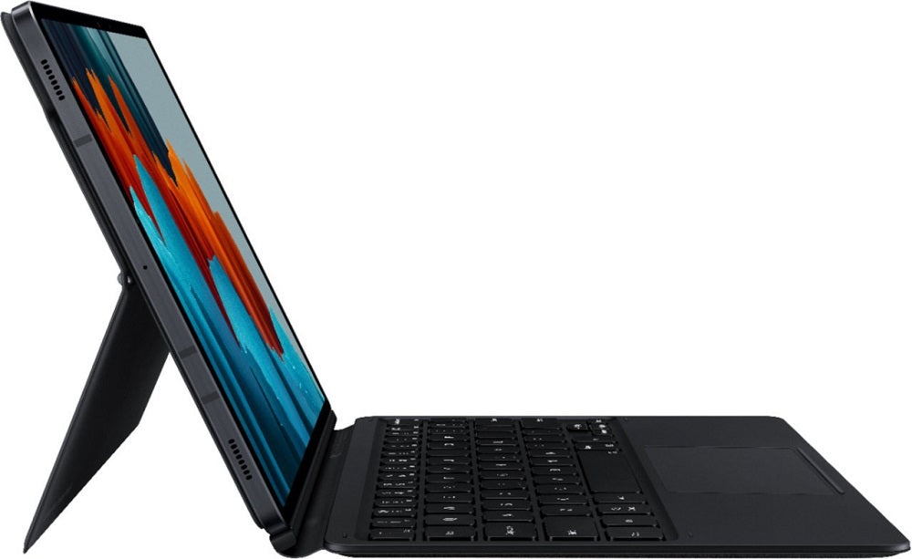 Samsung Galaxy Tab S8 and Tab S7 Book Cover Keyboard - Black (Refurbished)