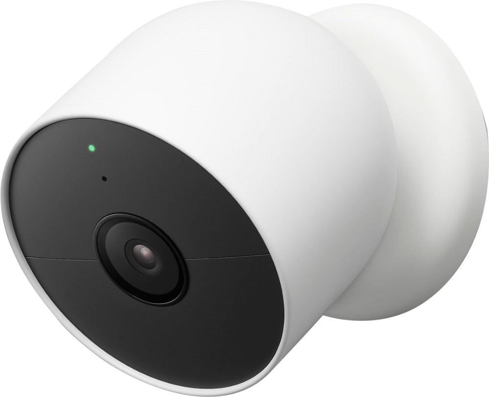 Google Nest Cam 1080p Indoor/Outdoor Battery, GA01317-US - Snow (Pre-Owned)