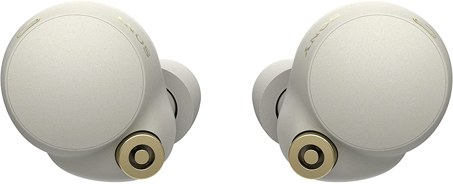 Sony WF-1000XM4 True Wireless Noise Cancelling In-Ear Headphones - Silver (Refurbished)