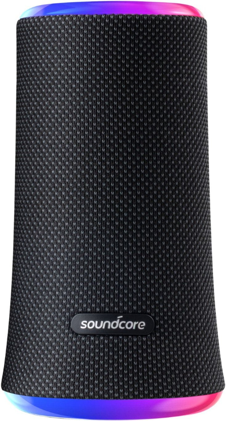 Anker Soundcore Flare 2 Wireless Portable Waterproof Bluetooth Speaker - Black (Certified Refurbished)