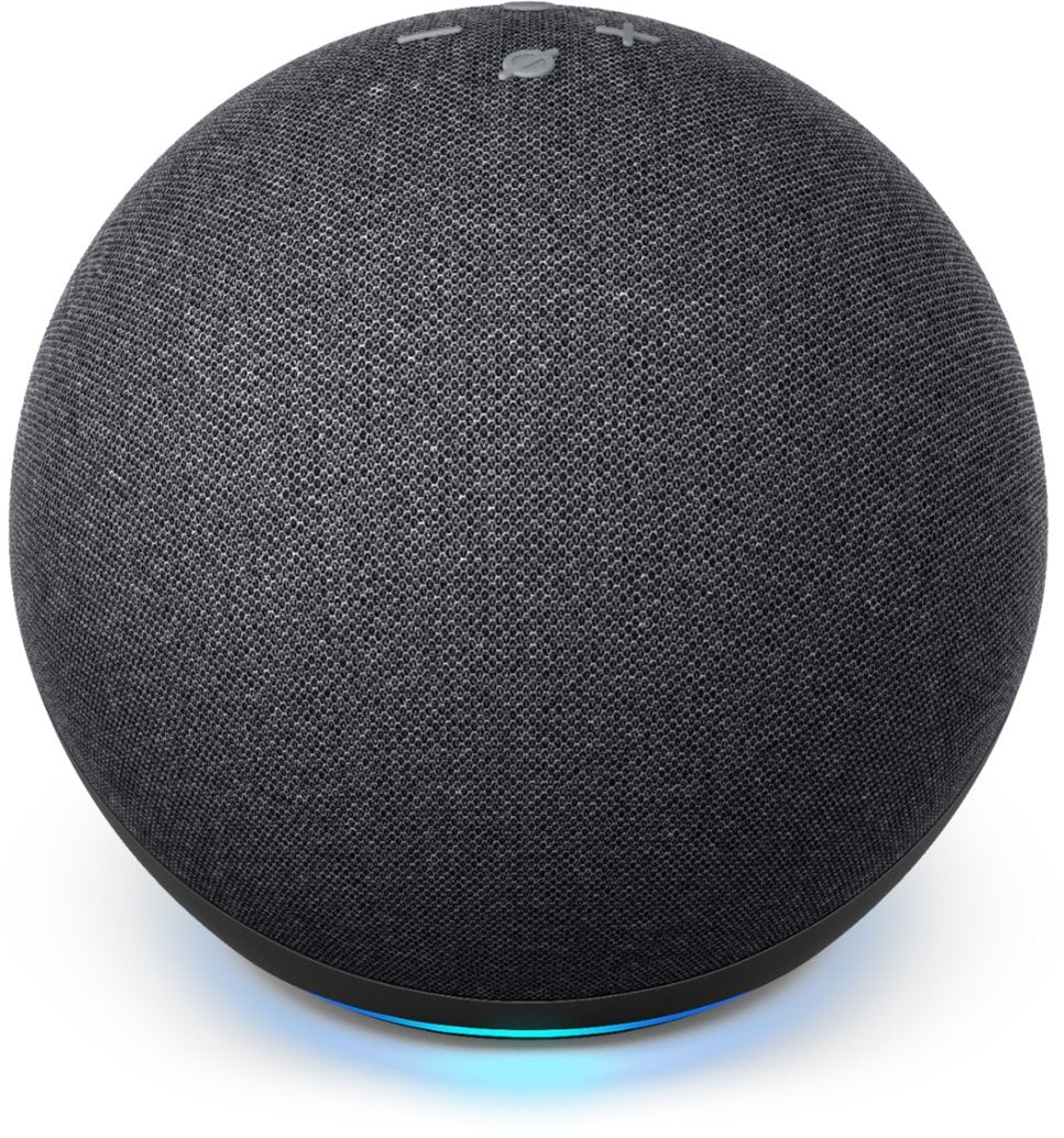Amazon Echo Dot (4th Gen) Smart speaker with Alexa - Charcoal (Renewed)