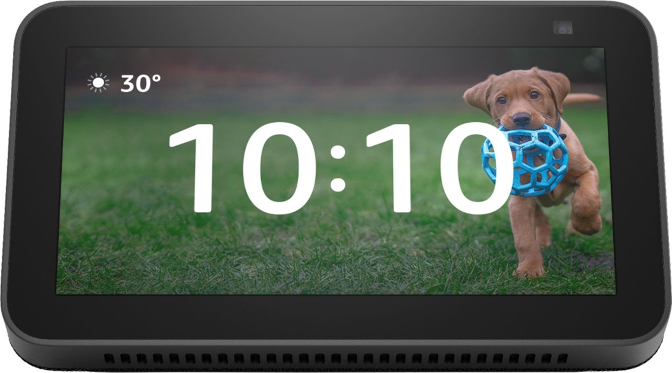 Amazon Echo Show 5 (2nd Gen) Smart Display with Alexa - Charcoal Black (Certified Refurbished)