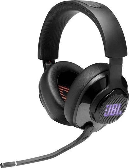 JBL Quantum 400 Gaming On-Ear Wired Headphones w/USB - Black (Refurbished)