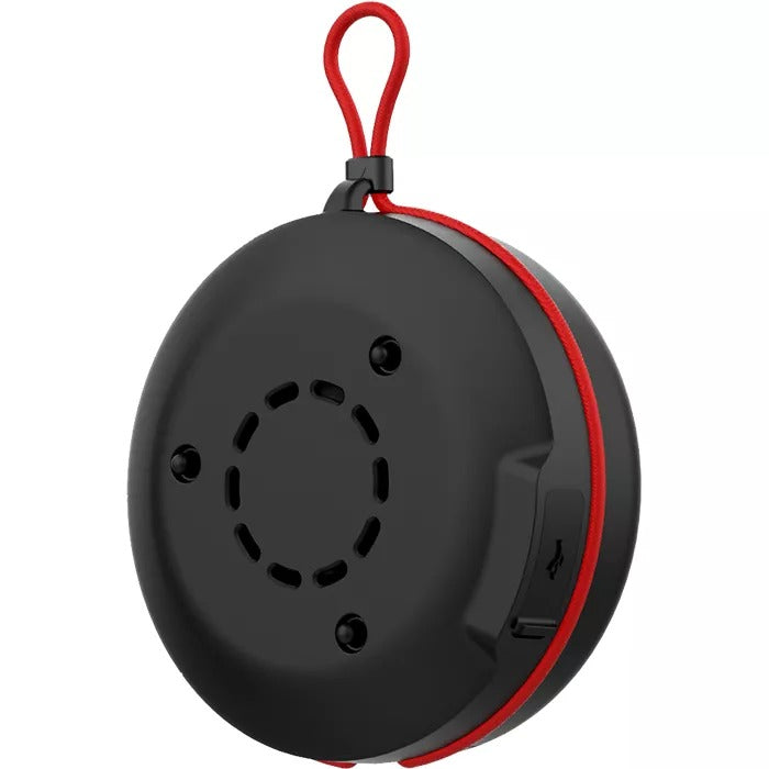 Monster PUCK Portable Bluetooth Speakers - Black / Red (Certified Refurbished)