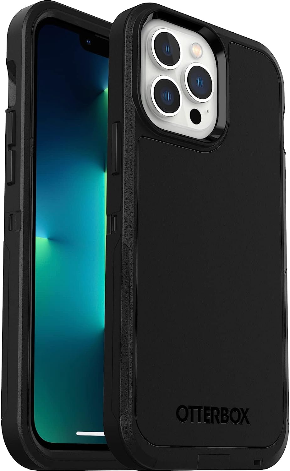 OtterBox DEFENDER SERIES MagSafe Case for Apple iPhone 13 Pro Max - Black (Certified Refurbished)