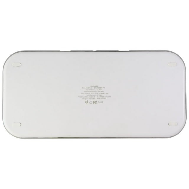 UbioLabs Wireless Universal Fast Charging Pad iPhone Apple Watch Combo - White (Certified Refurbished)