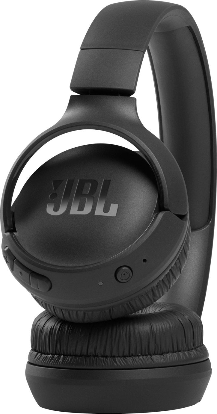 JBL Tune 510BT Wireless Bluetooth On-Ear Headphones with Pure bass Sound - Black (Certified Refurbished)