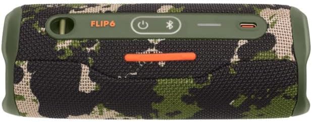 JBL FLIP 6 Portable IP67 Waterproof Wireless Bluetooth Speaker - GT - Squad (Certified Refurbished)