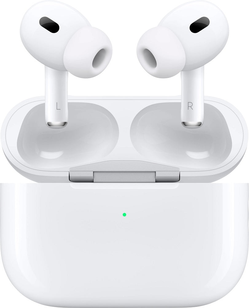 Apple AirPods Pro 2nd Gen In-Ear Wireless Earbuds w/MagSafe and Lightning Charging Case - White (Refurbished)
