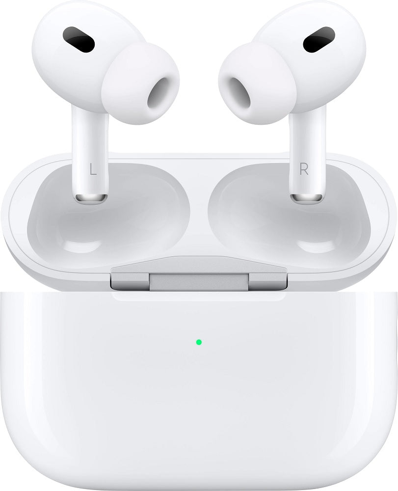 Apple AirPods Pro 2nd Gen In-Ear Wireless Earbuds w/MagSafe and Lightning Charging Case - White (New)