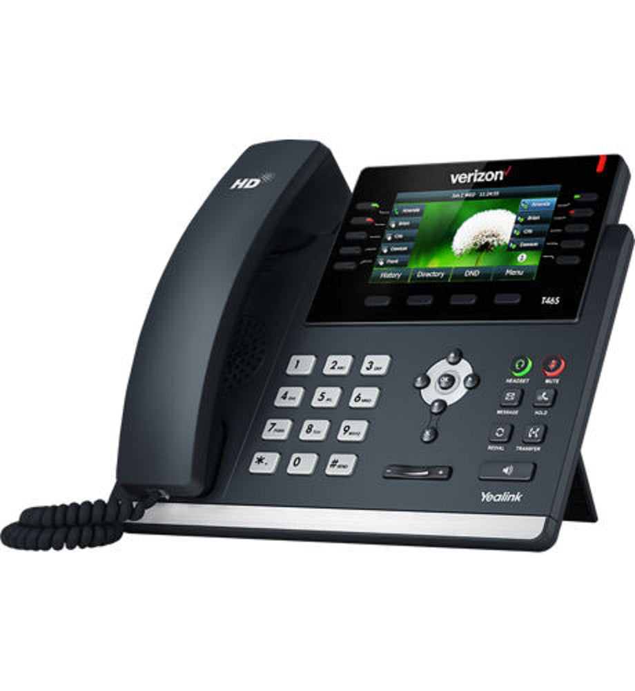 Yealink SIP-T46SW Wifi Desk Phone w/accessories - Black (Certified Refurbished)