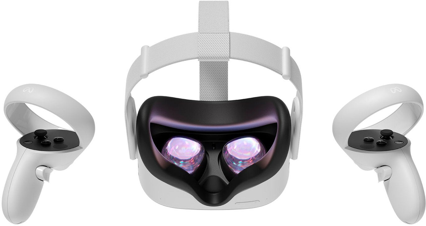 Meta Quest 2 Immersive All-In-One Virtual Reality Headset -128GB - White (Pre-Owned)
