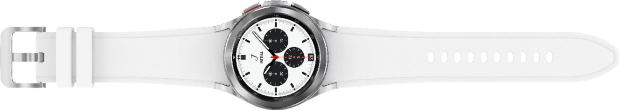 Samsung Galaxy Watch4 (WIFI, LTE, 42mm) Classic Silver Case & White Rubber Band (Certified Refurbished)