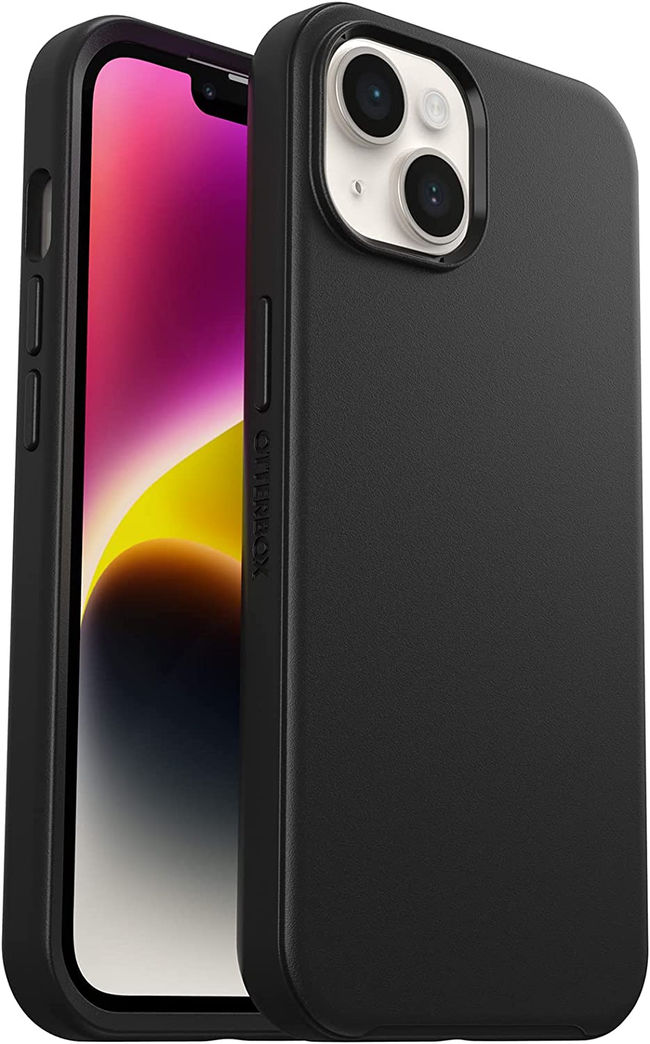 OtterBox SYMMETRY SERIES+ case for Apple iPhone 14 - Black (77-89018) (Certified Refurbished)