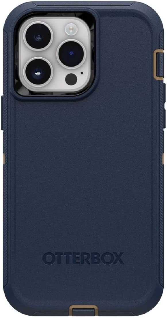 OtterBox DEFENDER SERIES Case for iPhone 14 Pro - Blue Suede Shoes (Certified Refurbished)