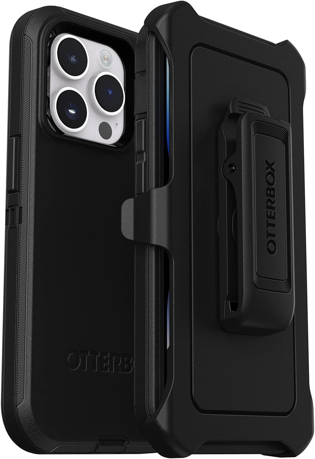 OtterBox DEFENDER SERIES Case & Holster for Apple iPhone 14 Pro - Black (Certified Refurbished)