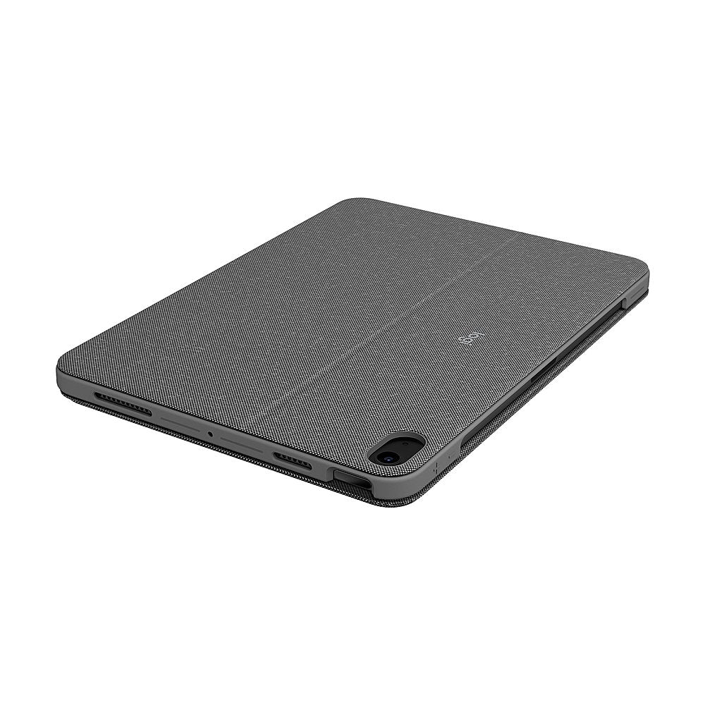 Logitech Combo Touch Keyboard Folio for Apple iPad Air 10.9in 5th/4th Gen - Oxford Gray (Certified Refurbished)