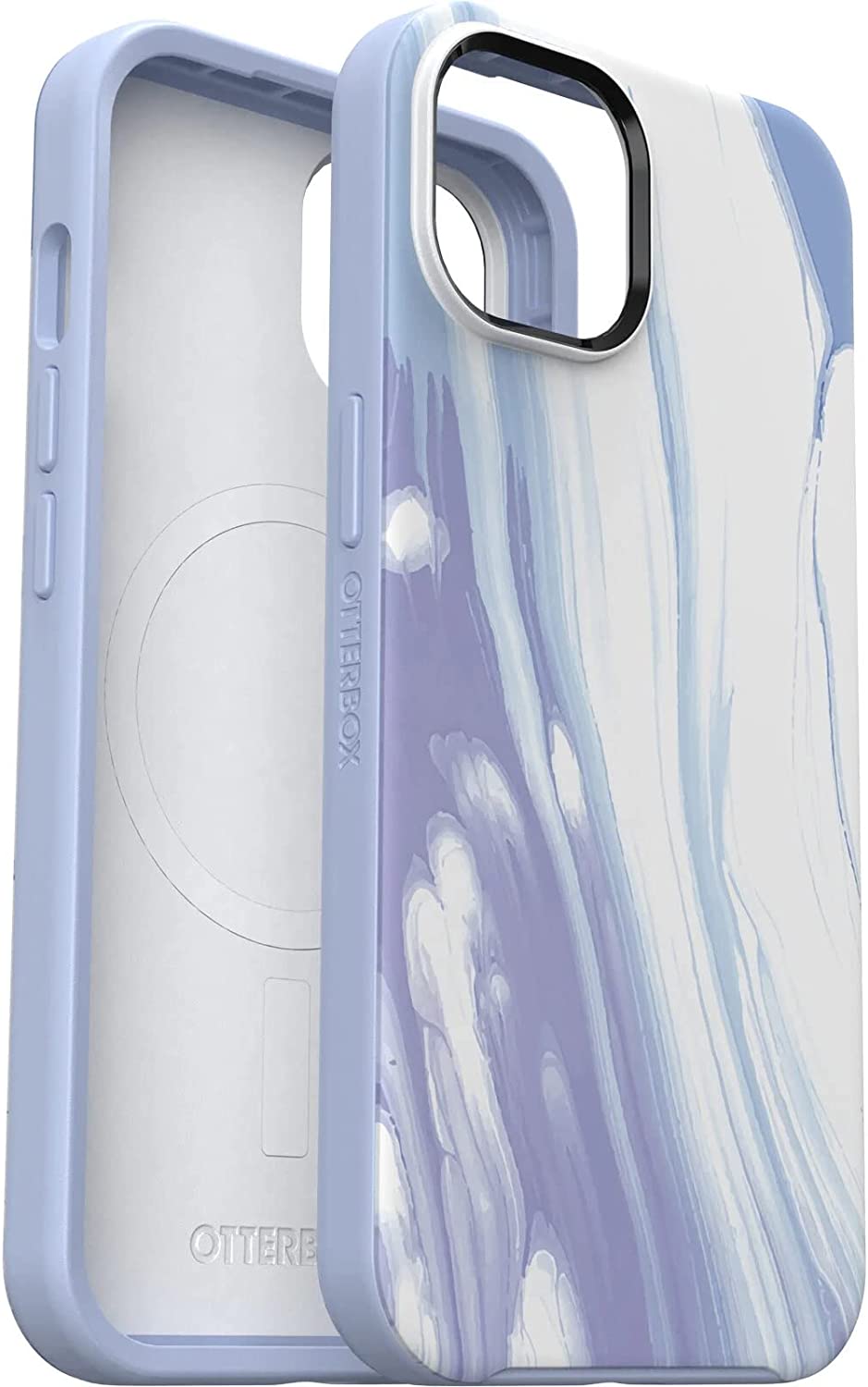 OtterBox SYMMETRY SERIES+ Case with MagSafe for iPhone 14 - Running Water (Blue) (Certified Refurbished)