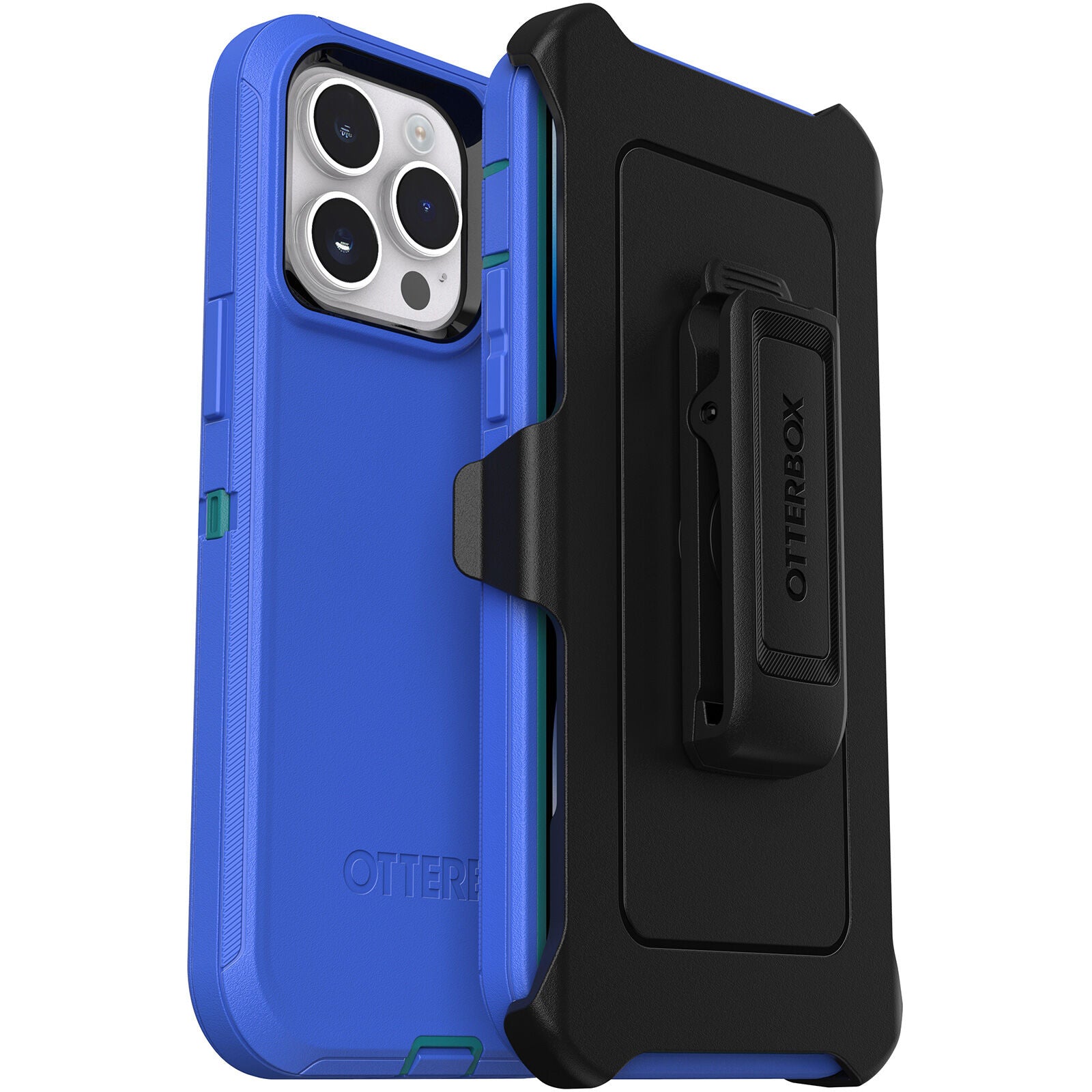 OtterBox DEFENDER SERIES Case for Apple iPhone 14 - Rain Check (Blue) (Certified Refurbished)