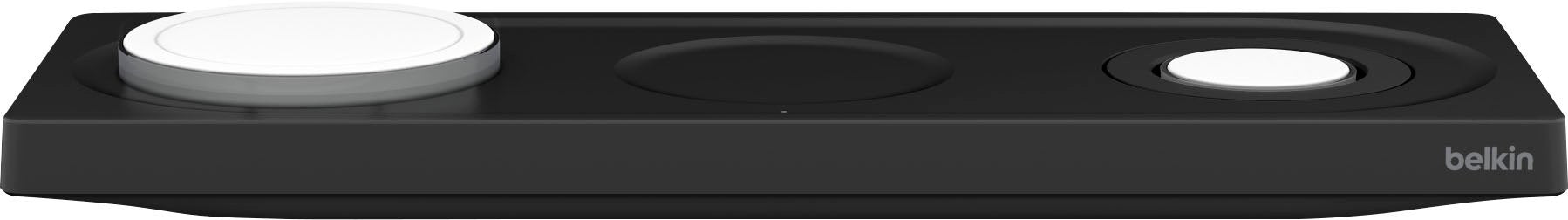 Belkin BOOSTCHARGE PRO 3-in-1 Wireless Charging Pad with MagSafe - Black (Certified Refurbished)