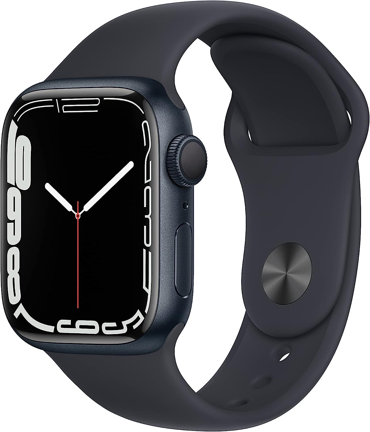 Apple Watch Series 7 (GPS) 41mm Midnight Aluminum Case & Midnight Sport Band (Refurbished)