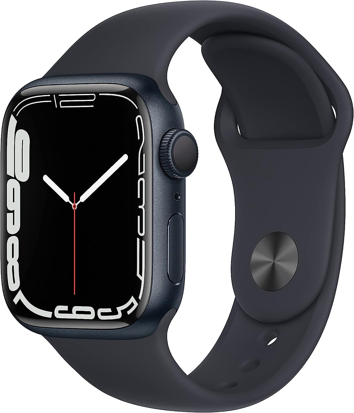 Apple Watch Series 7 (GPS) 41mm Midnight Aluminum Case & Midnight Sport Band (Refurbished)