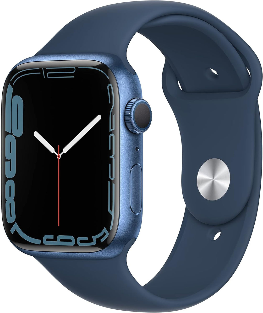 Apple Watch Series 7 (GPS) 45MM Blue Aluminum Case &amp; Abyss Blue Sport Band (Certified Refurbished)