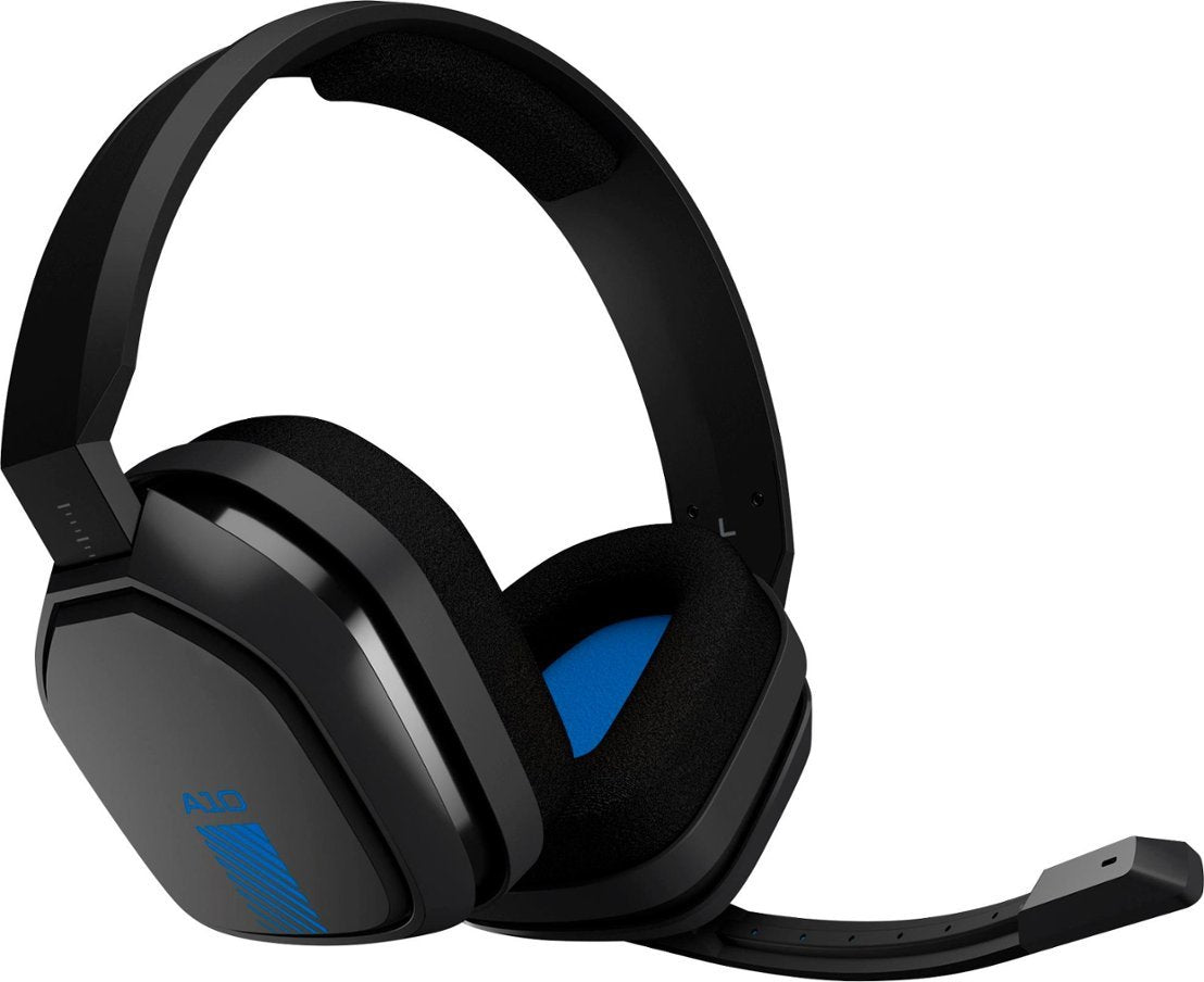 Astro Gaming 10 Wired Over-the-Ear Gaming Headset for PS5, PS4 & PC - Black/Blue (Certified Refurbished)