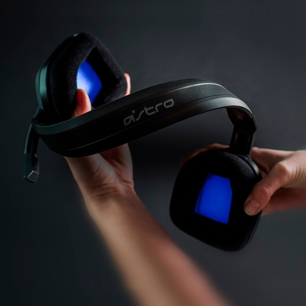 Astro Gaming 10 Wired Over-the-Ear Gaming Headset for PS5, PS4 & PC - Black/Blue (Certified Refurbished)