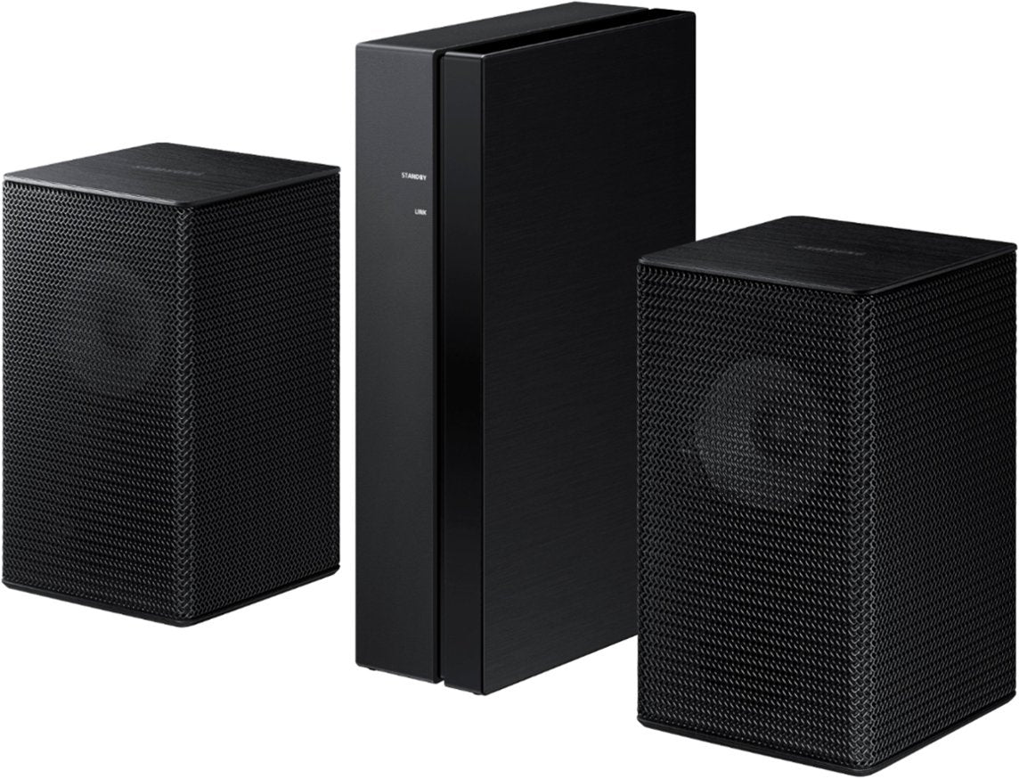Samsung SWA-9100S 2.0-Ch Wireless Rear Speaker Kit with Surround Sound - Black (Certified Refurbished)