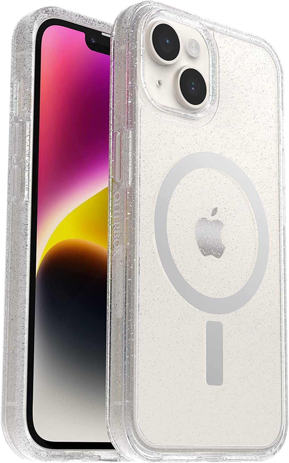 OtterBox SYMMETRY SERIES+ Case with MagSafe for iPhone 14 - Stardust Glitter