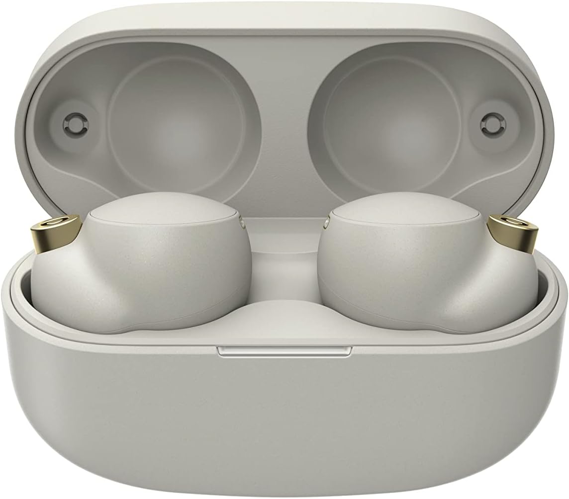 Sony WF-1000XM4 True Wireless Noise Cancelling In-Ear Headphones - Silver (Refurbished)