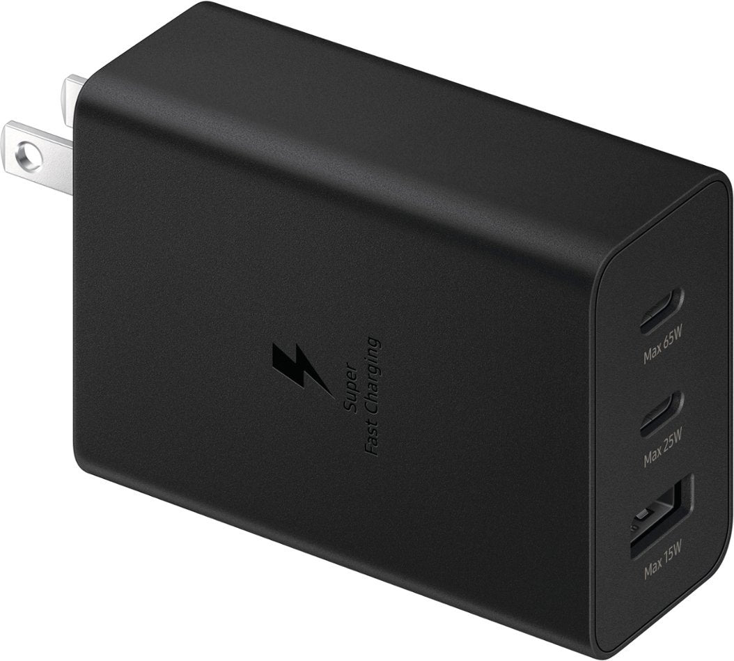 Samsung 65W Trio Power Adapter - Black (Refurbished)