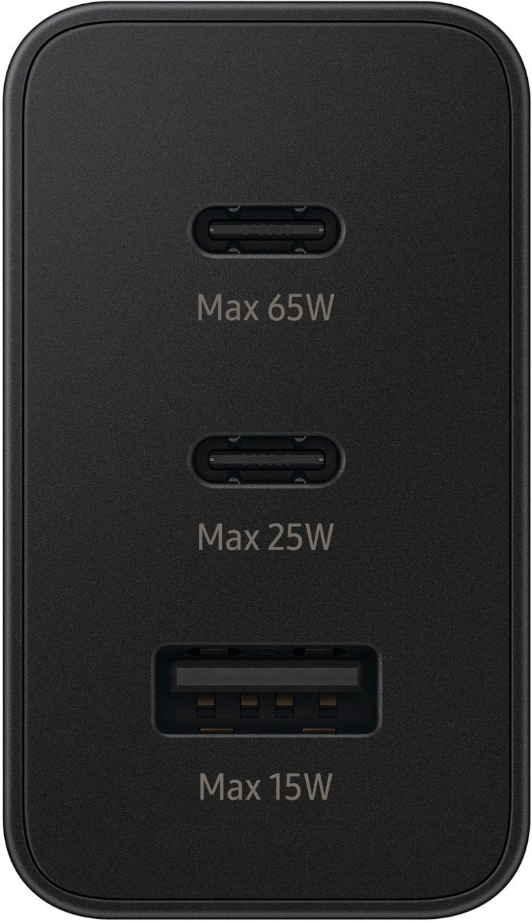 Samsung 65W PD Power Adapter Trio - Black (Certified Refurbished)