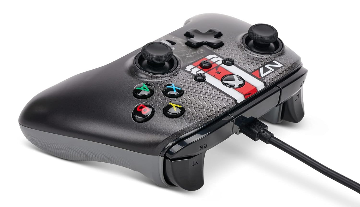 PowerA Enhanced Wired Controller for Xbox Series X|S - Mass Effect N7 (Certified Refurbished)