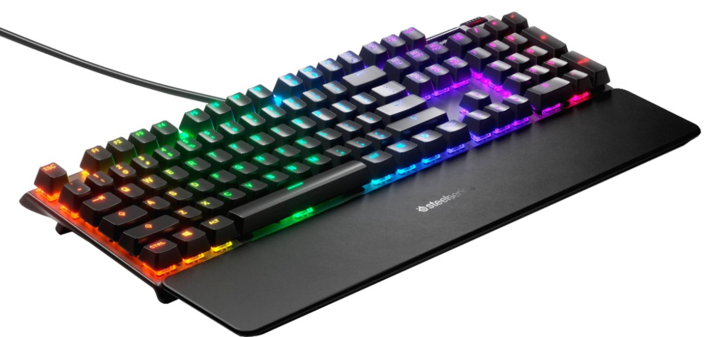 SteelSeries ApexPro Wired Mechanical OmniPoint Adjustable Switch Gaming Keyboard (New)