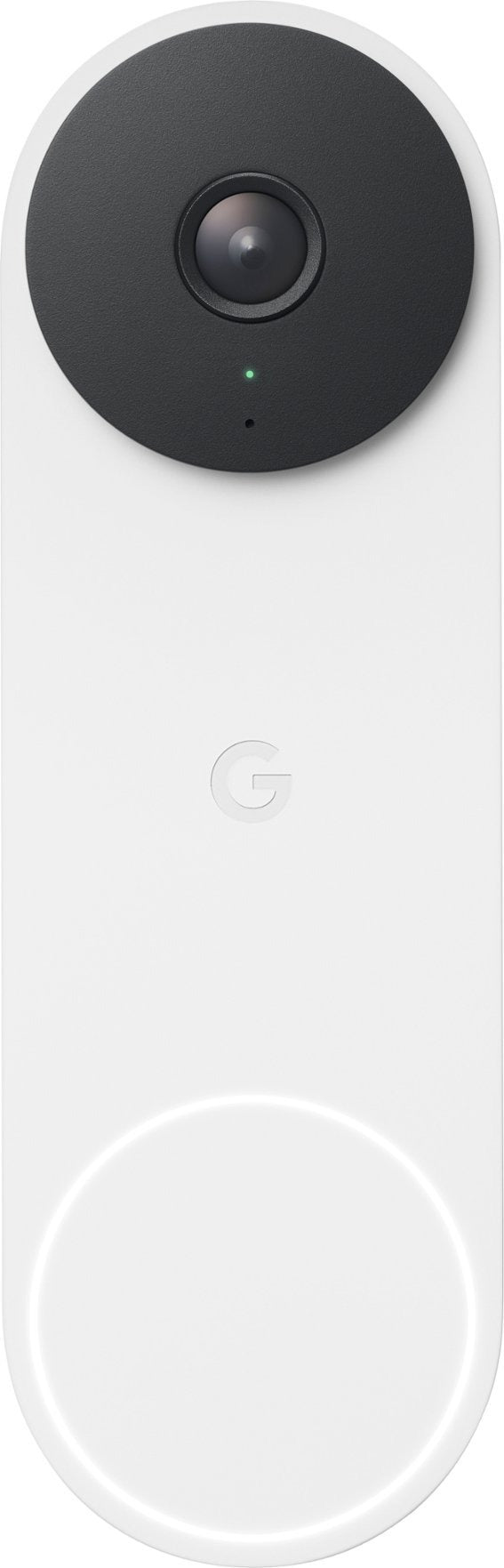 Google Nest Doorbell (Wired, 2nd Gen) - Video Doorbell Security Camera - Snow (Certified Refurbished)
