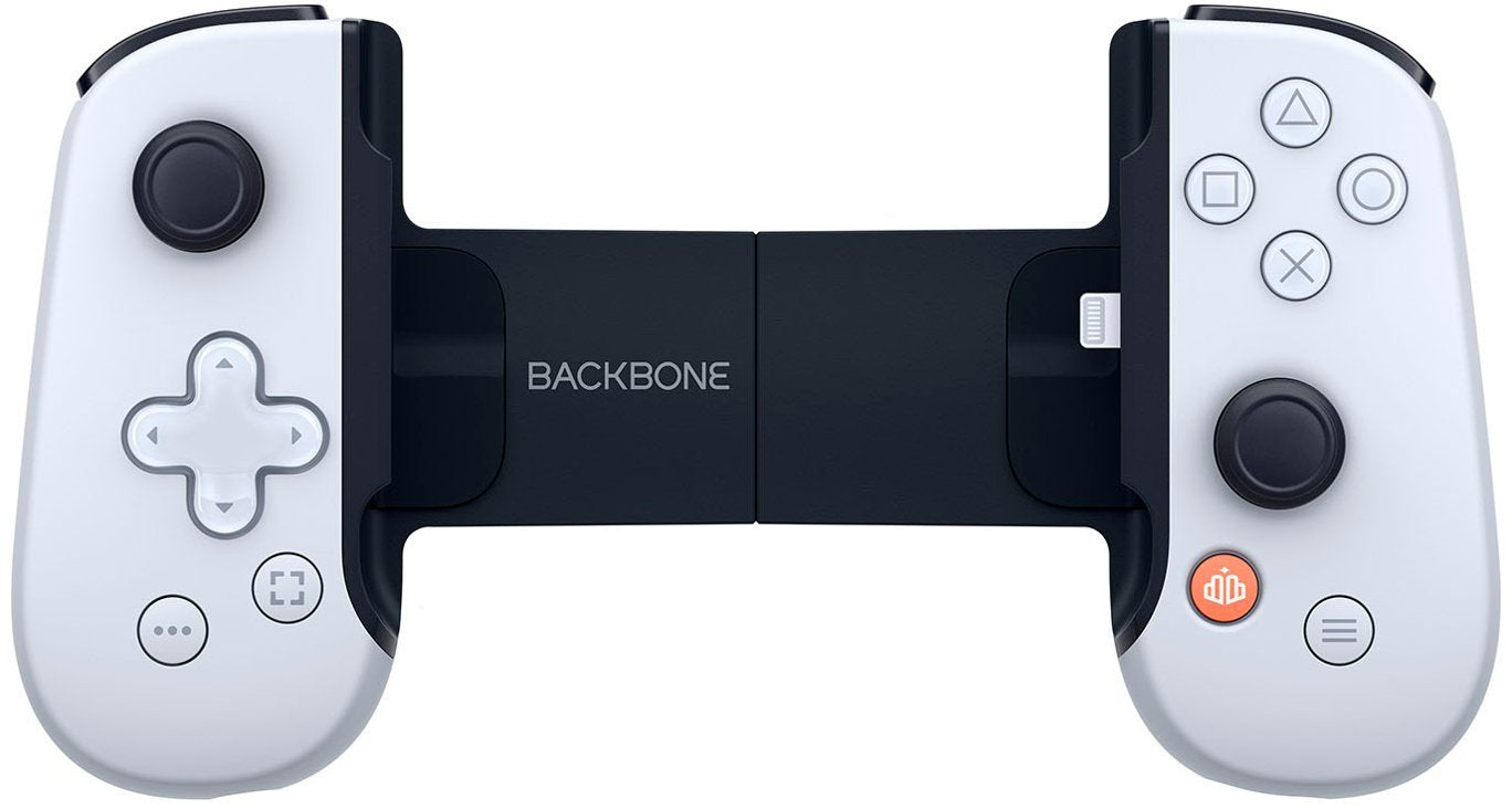 Backbone One Mobile Gaming Controller for iPhone PlayStation Edition - White (Certified Refurbished)