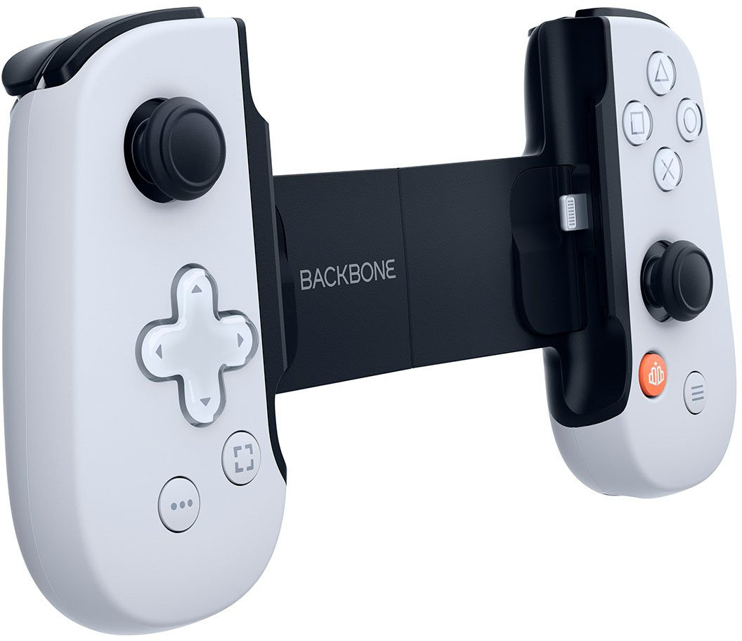 Backbone One Mobile Gaming Controller for iPhone PlayStation Edition - White (Certified Refurbished)